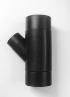 4 inch to 2 1/2 inch Y type extraction wall fittings