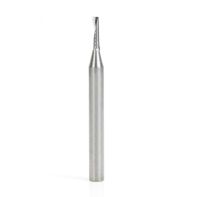 #57316 - Metric Solid Carbide CNC Spiral O Single Flute, Plastic Cutting 3mm Dia x 12mm x 6mm Shank x 64mm Long Up-Cut Router Bit