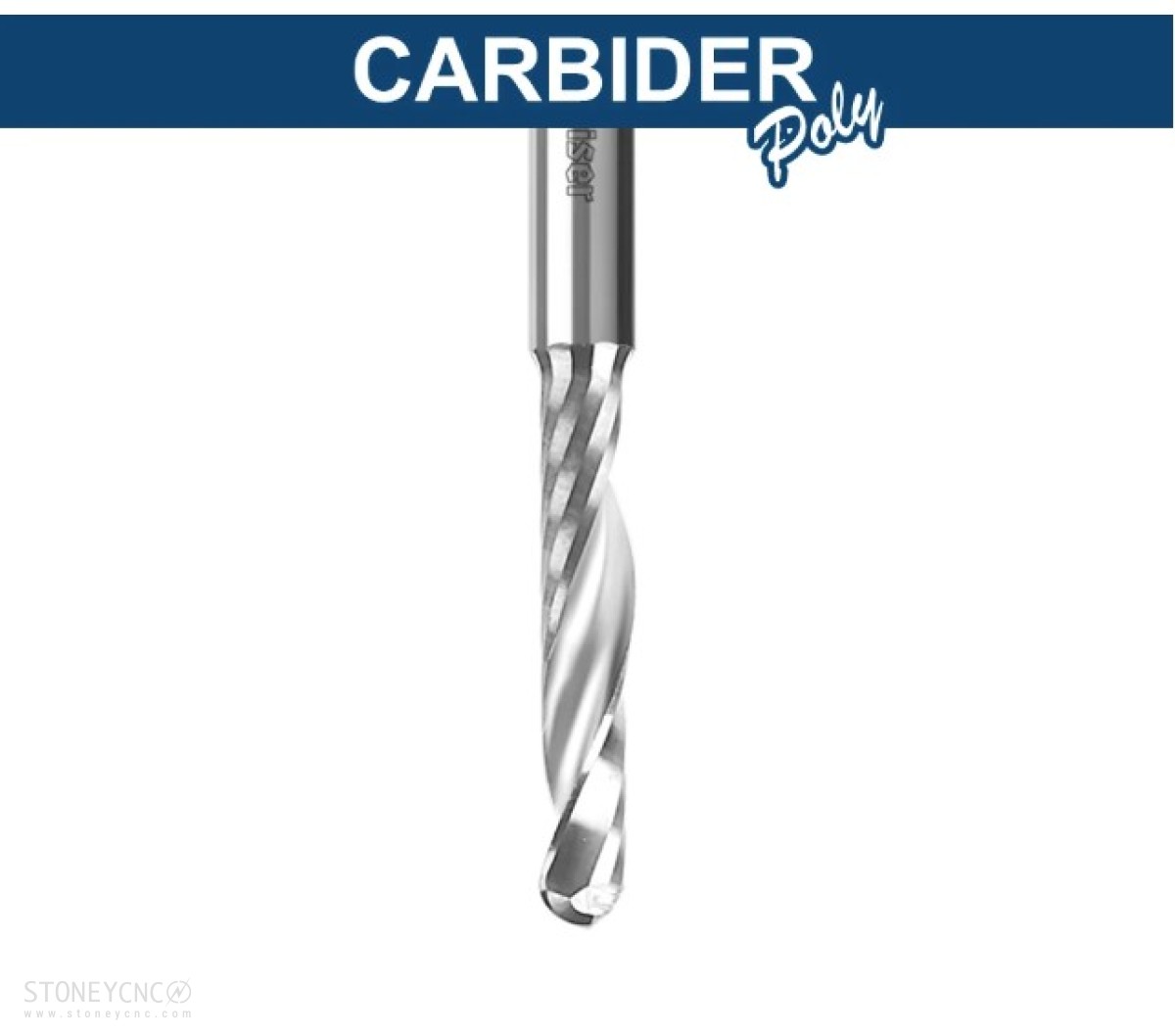 (A) Ball nose router bit for plastics, light alloys and composites - R=1,5 LT=60 S=6 POLY