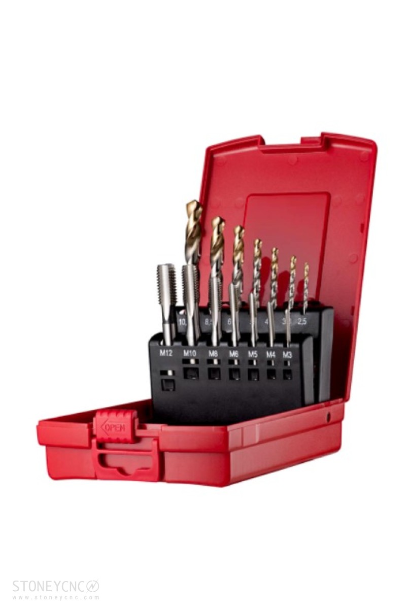 Dormer - Tap & Drill Set 14Pc E500+A002 Set 101 - CC - 8207401000 Dormer - Tap & Drill Set 14Pc E500+A002 Set 101 - CC - 8207401000