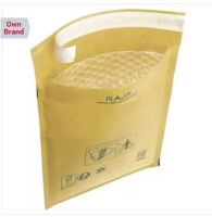 Mail Lite Mailing Bag H/5 Gold Plain 270 (W) x 360 (H) mm Peel and Seal 79 gsm Pack of 50