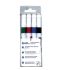 Whiteboard Marker Chisel Tip Assorted Pack of 4 WX26038